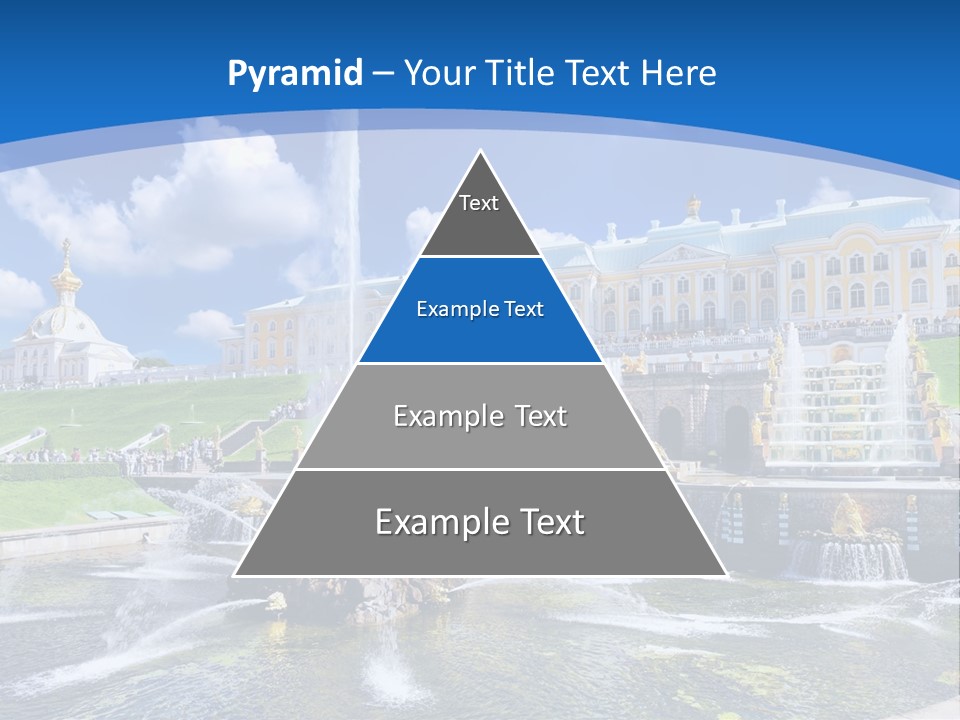 Figure Water Cascade PowerPoint Template