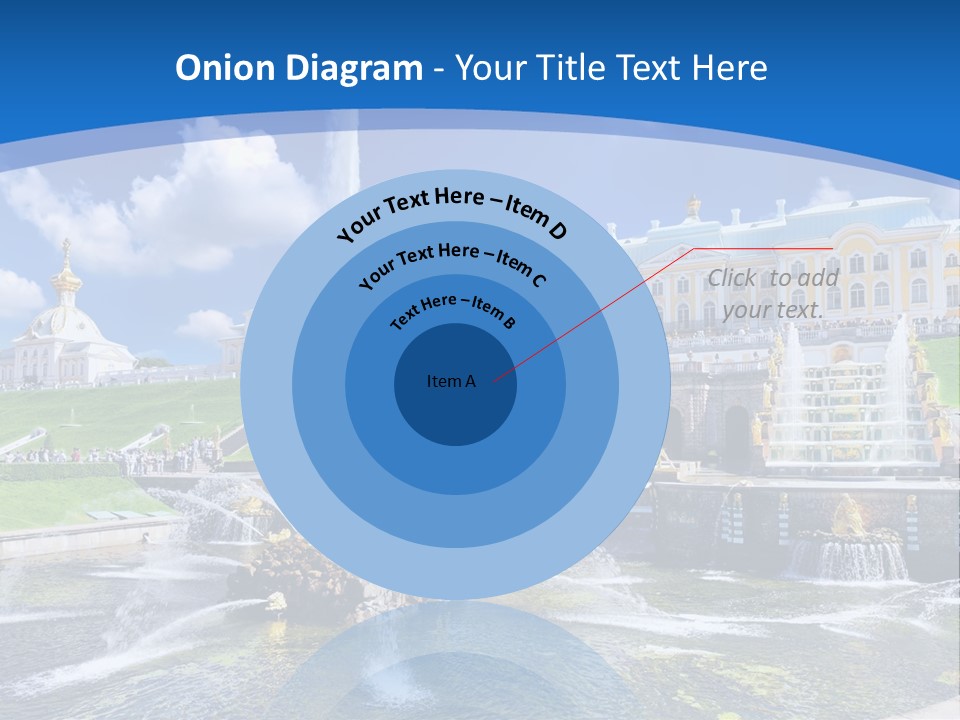 Figure Water Cascade PowerPoint Template