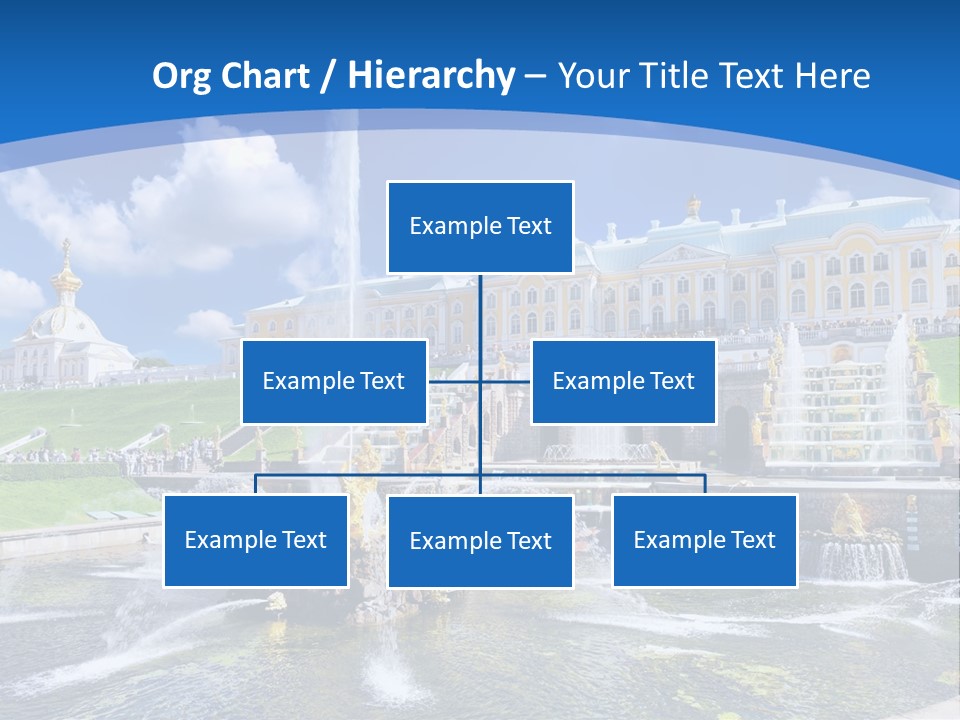 Figure Water Cascade PowerPoint Template