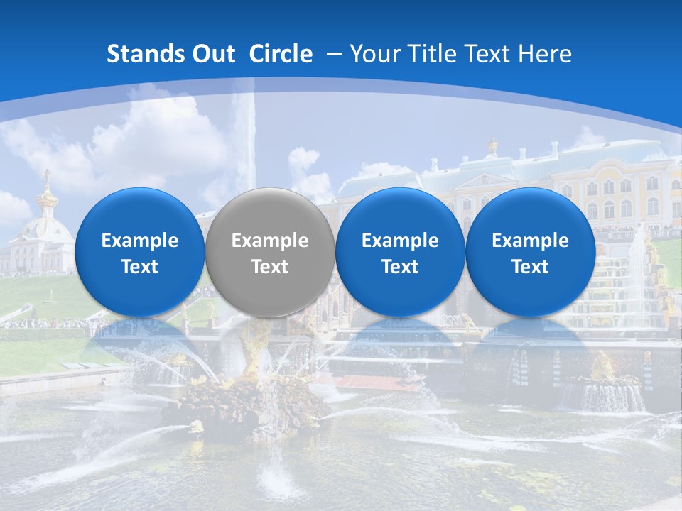 Figure Water Cascade PowerPoint Template