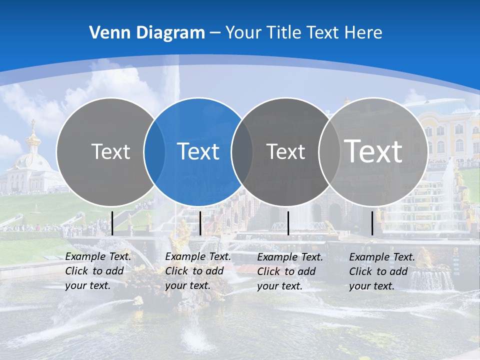 Figure Water Cascade PowerPoint Template