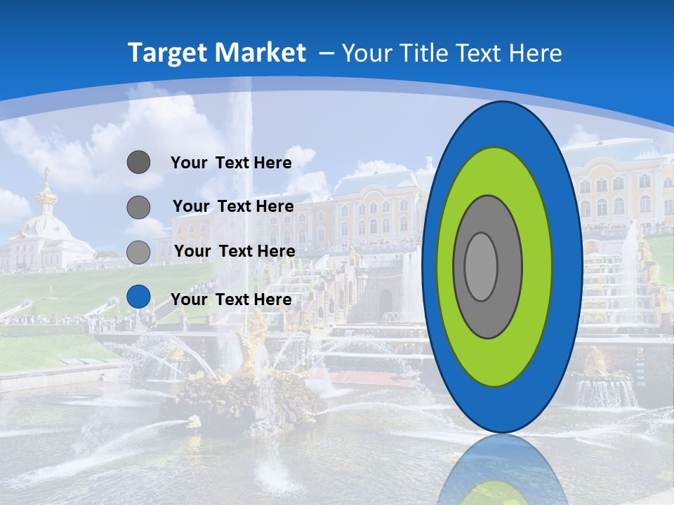 Figure Water Cascade PowerPoint Template