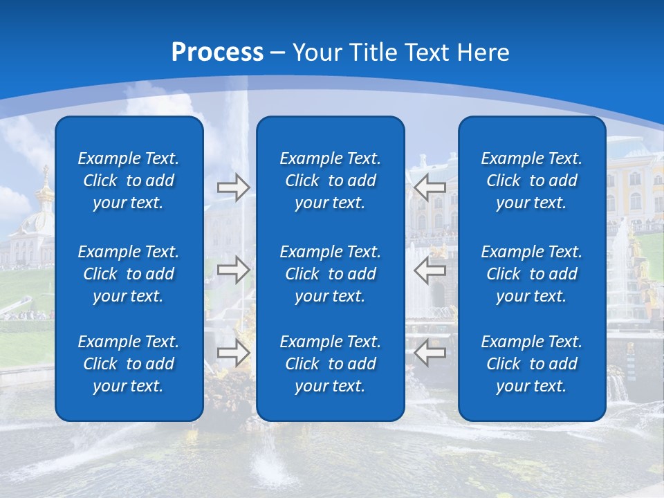 Figure Water Cascade PowerPoint Template