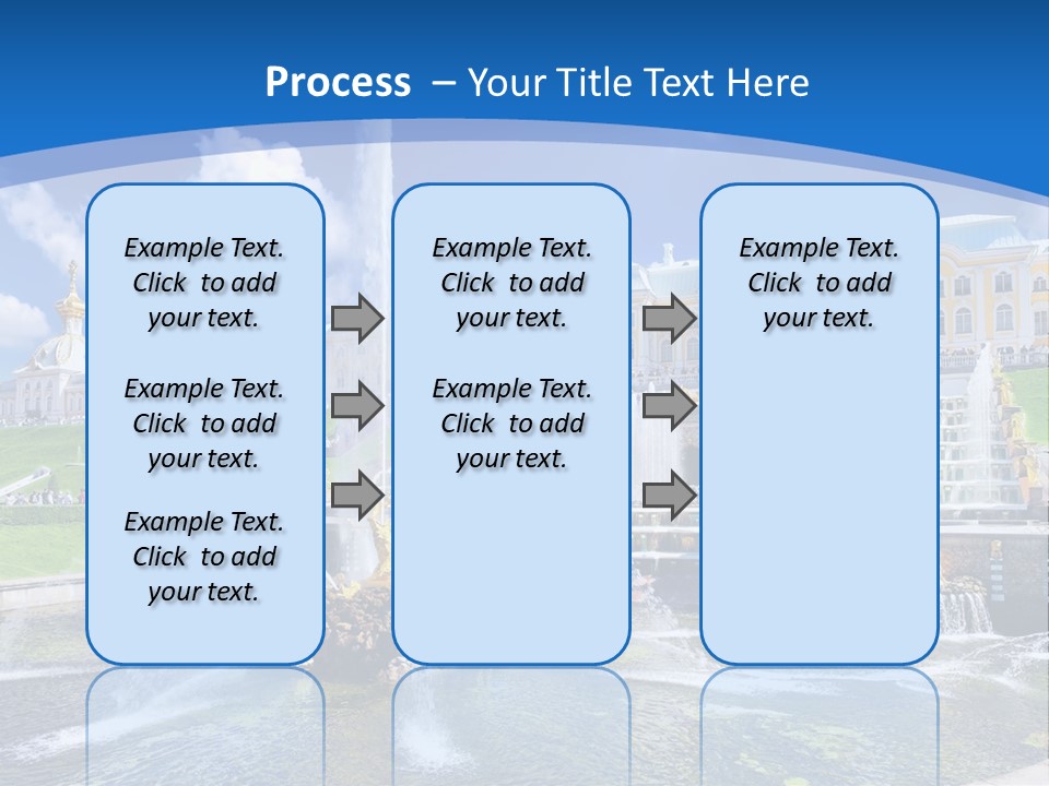 Figure Water Cascade PowerPoint Template