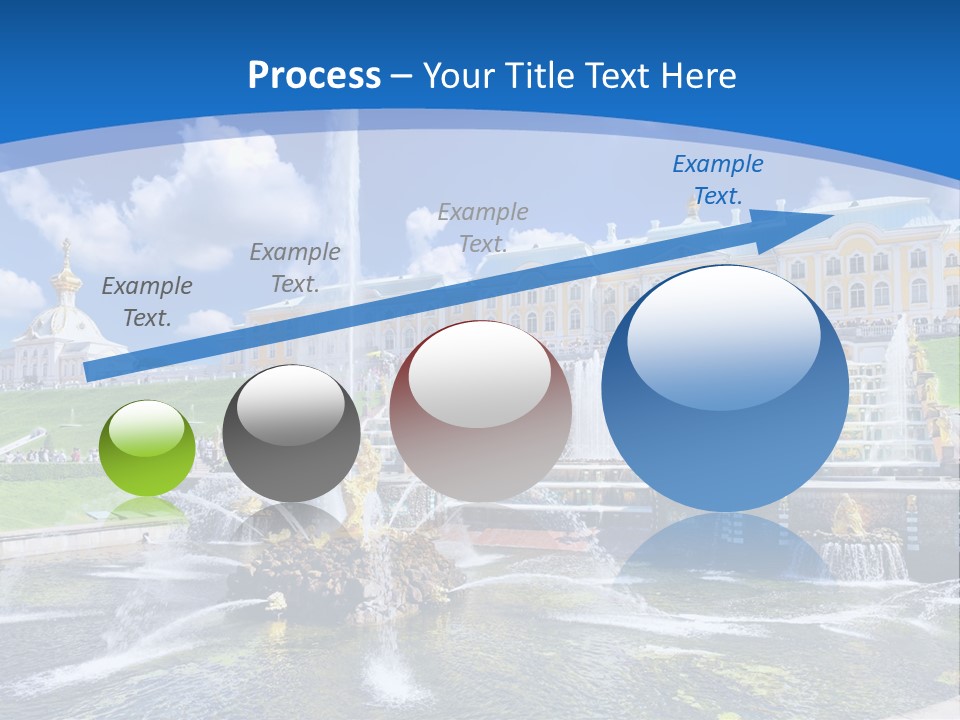 Figure Water Cascade PowerPoint Template