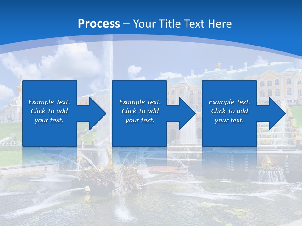 Figure Water Cascade PowerPoint Template