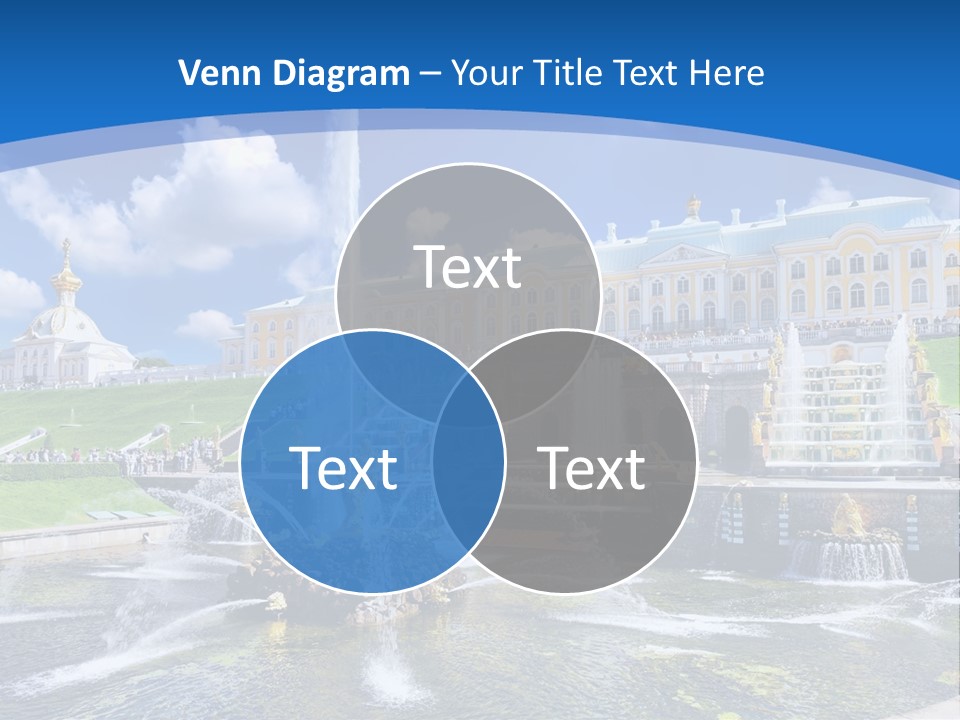 Figure Water Cascade PowerPoint Template