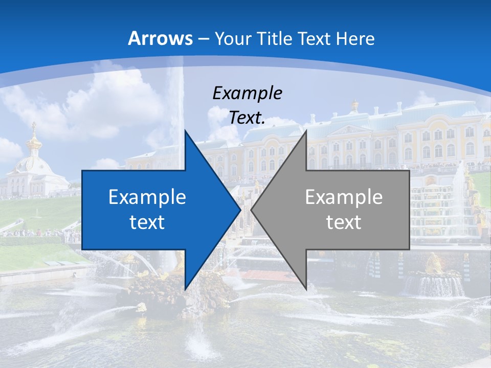 Figure Water Cascade PowerPoint Template