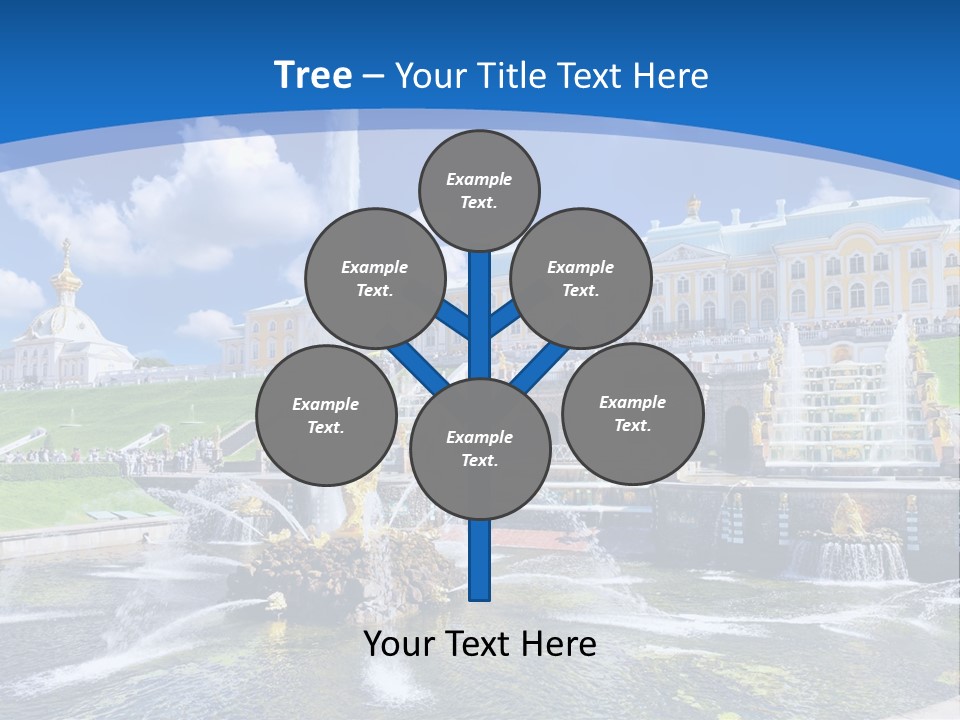 Figure Water Cascade PowerPoint Template