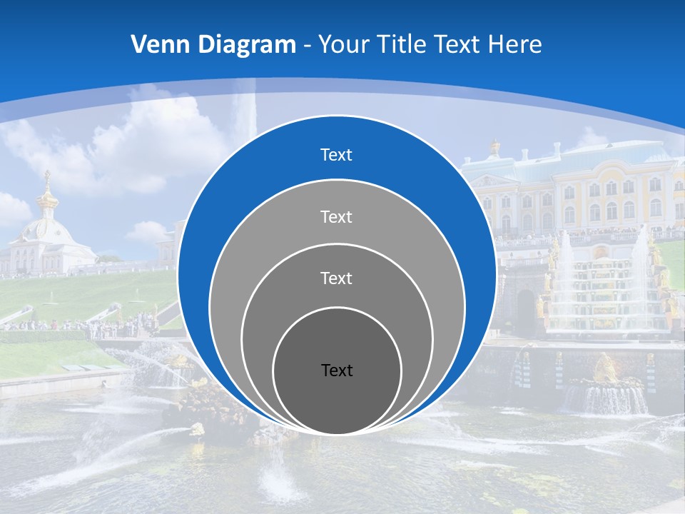 Figure Water Cascade PowerPoint Template