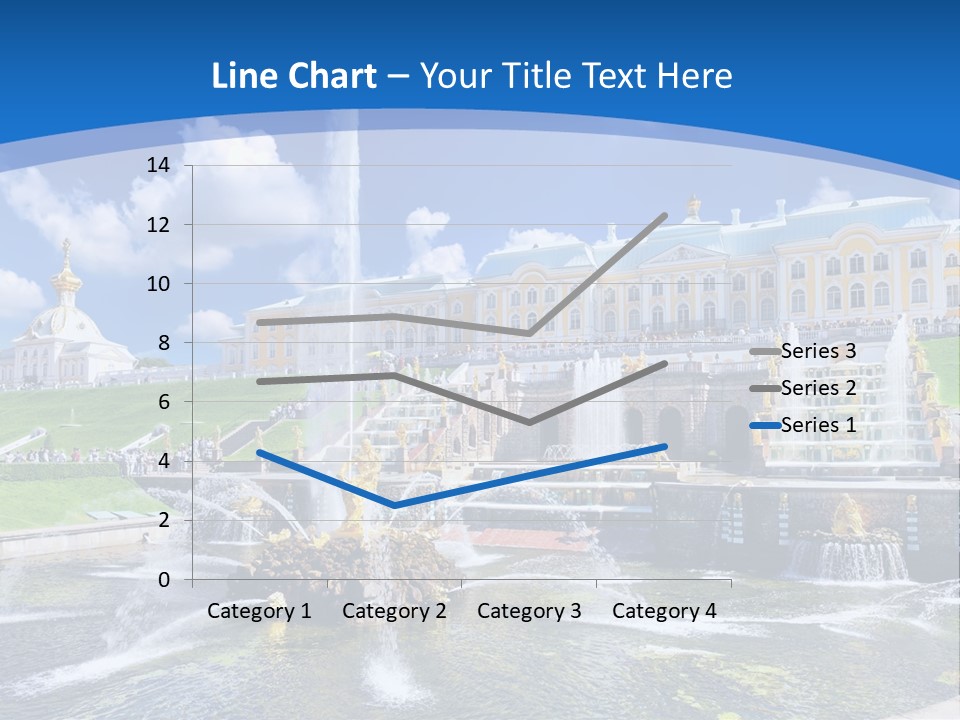 Figure Water Cascade PowerPoint Template