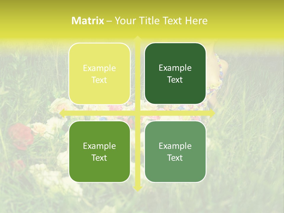 Fashion Concept Sky PowerPoint Template