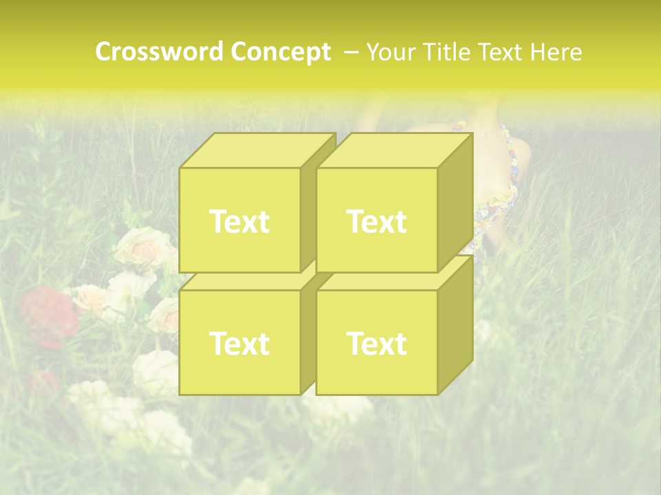 Fashion Concept Sky PowerPoint Template