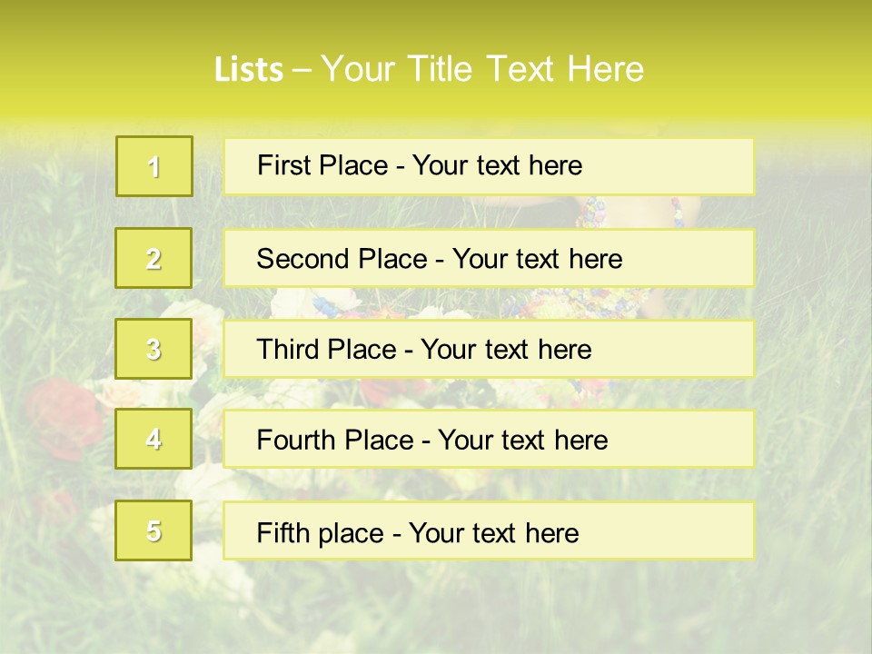 Fashion Concept Sky PowerPoint Template