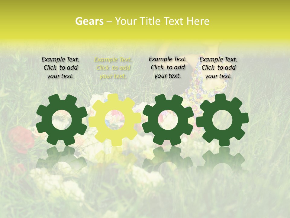 Fashion Concept Sky PowerPoint Template