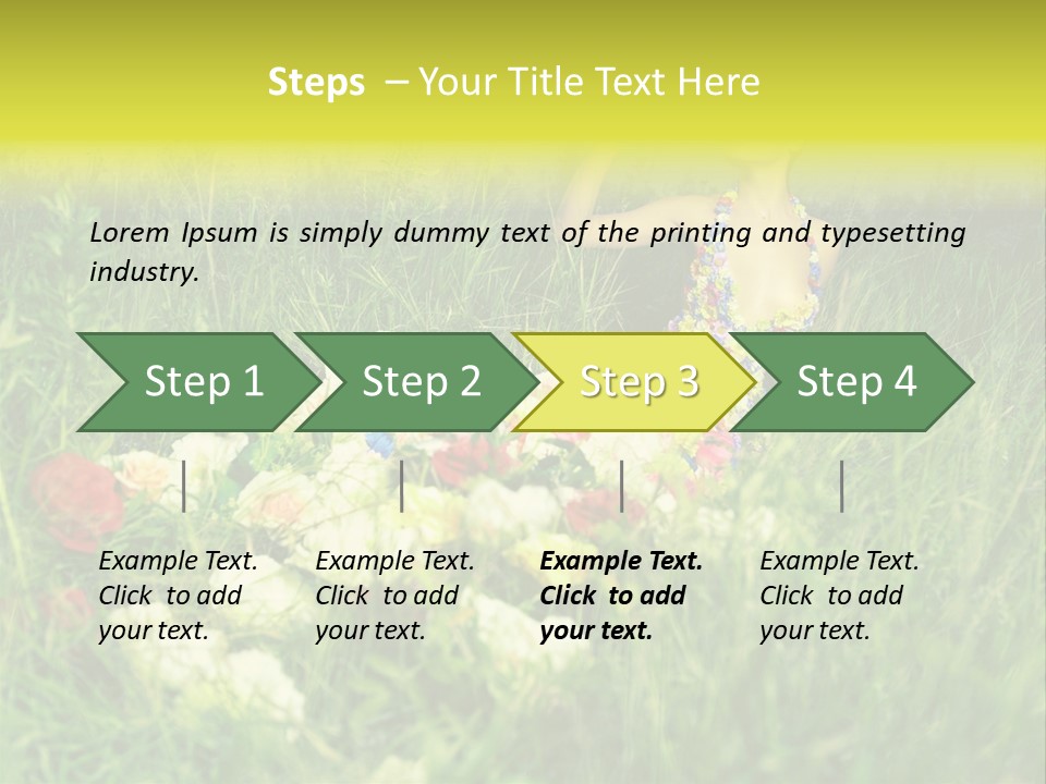 Fashion Concept Sky PowerPoint Template