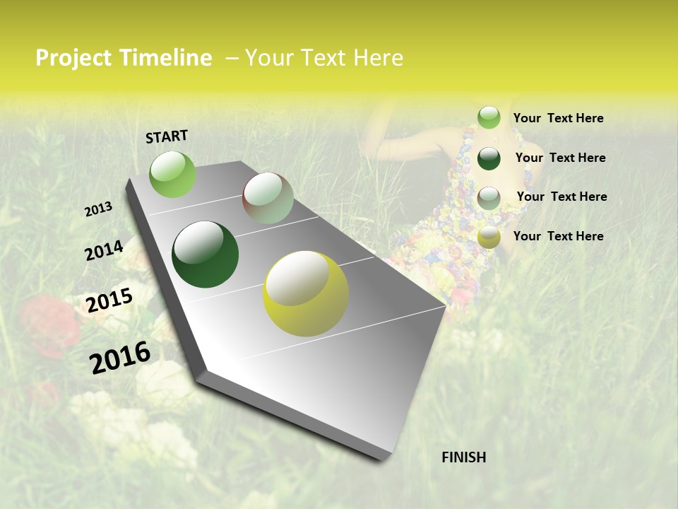 Fashion Concept Sky PowerPoint Template