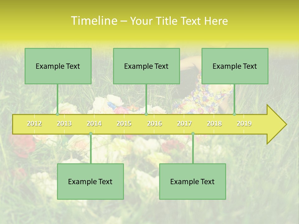 Fashion Concept Sky PowerPoint Template