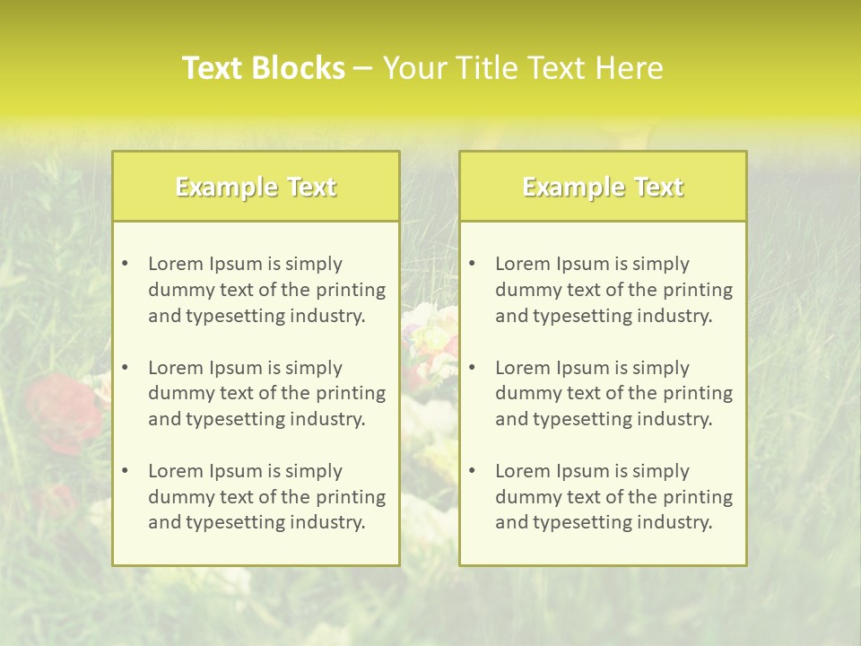 Fashion Concept Sky PowerPoint Template