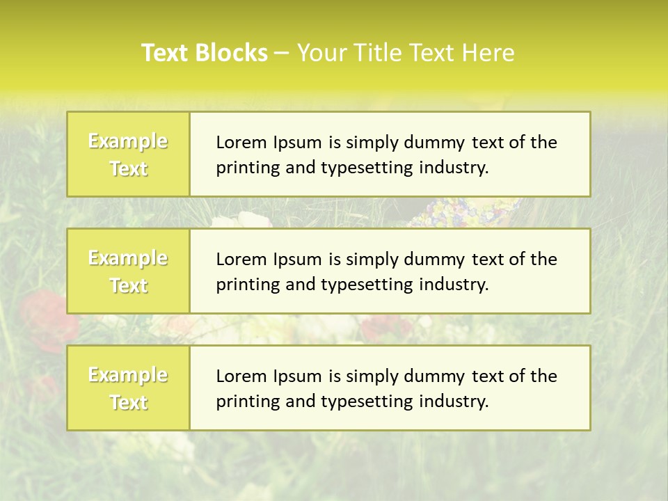 Fashion Concept Sky PowerPoint Template