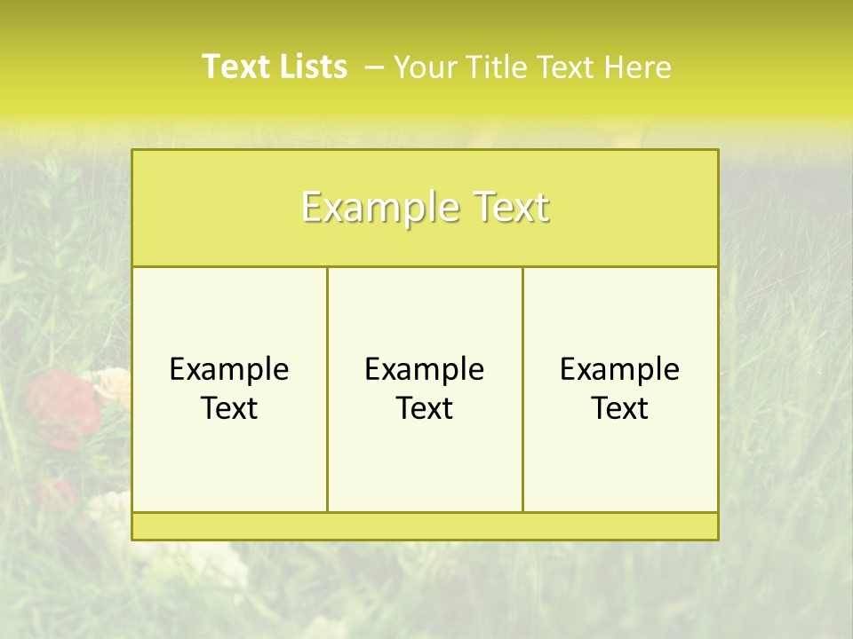 Fashion Concept Sky PowerPoint Template