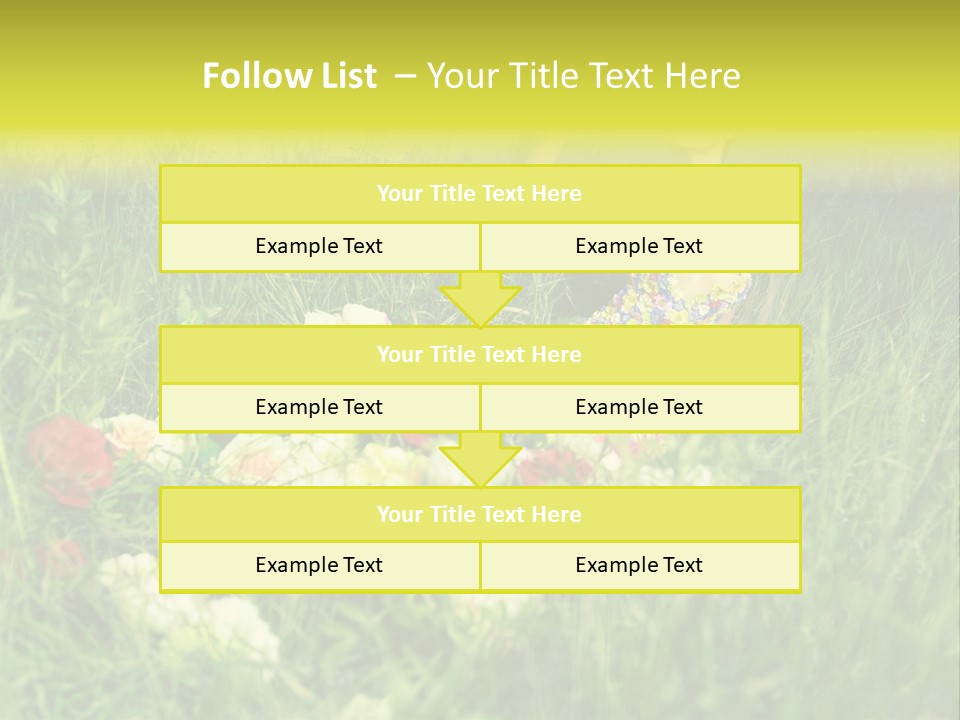 Fashion Concept Sky PowerPoint Template