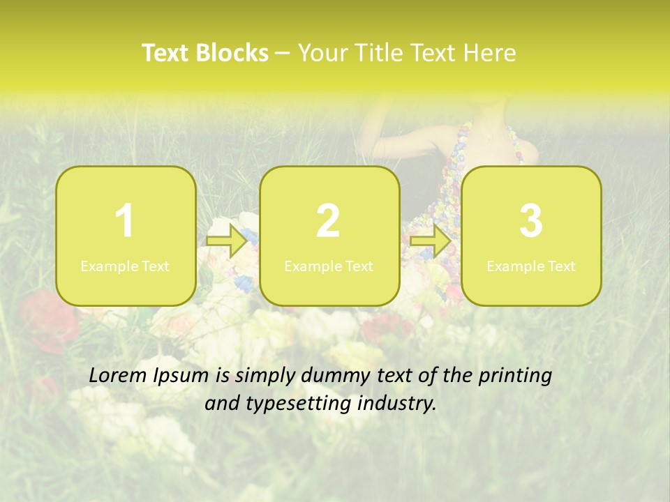 Fashion Concept Sky PowerPoint Template