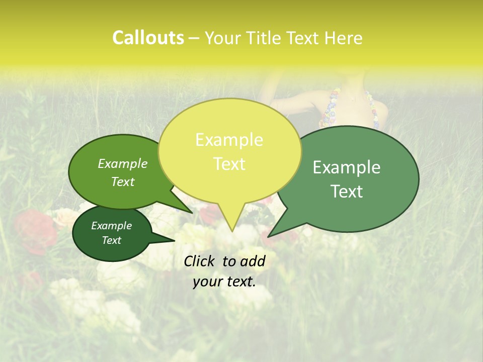 Fashion Concept Sky PowerPoint Template