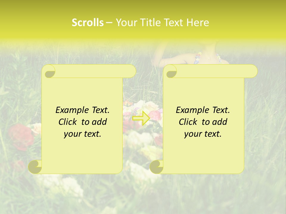 Fashion Concept Sky PowerPoint Template