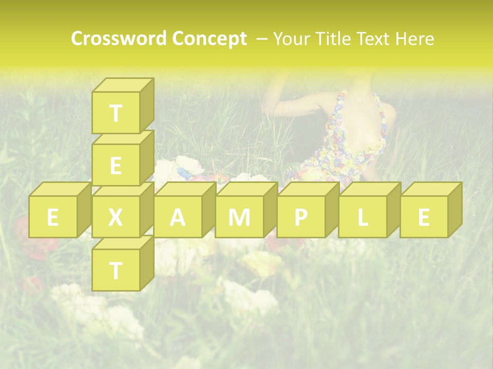 Fashion Concept Sky PowerPoint Template