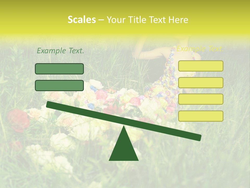 Fashion Concept Sky PowerPoint Template