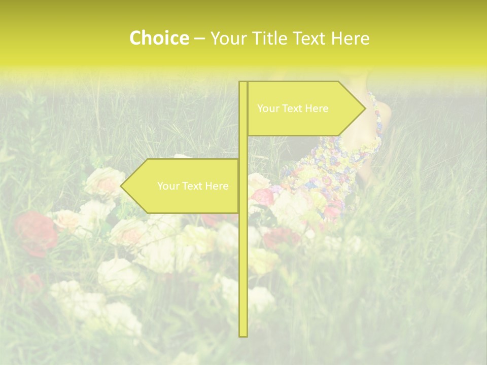 Fashion Concept Sky PowerPoint Template