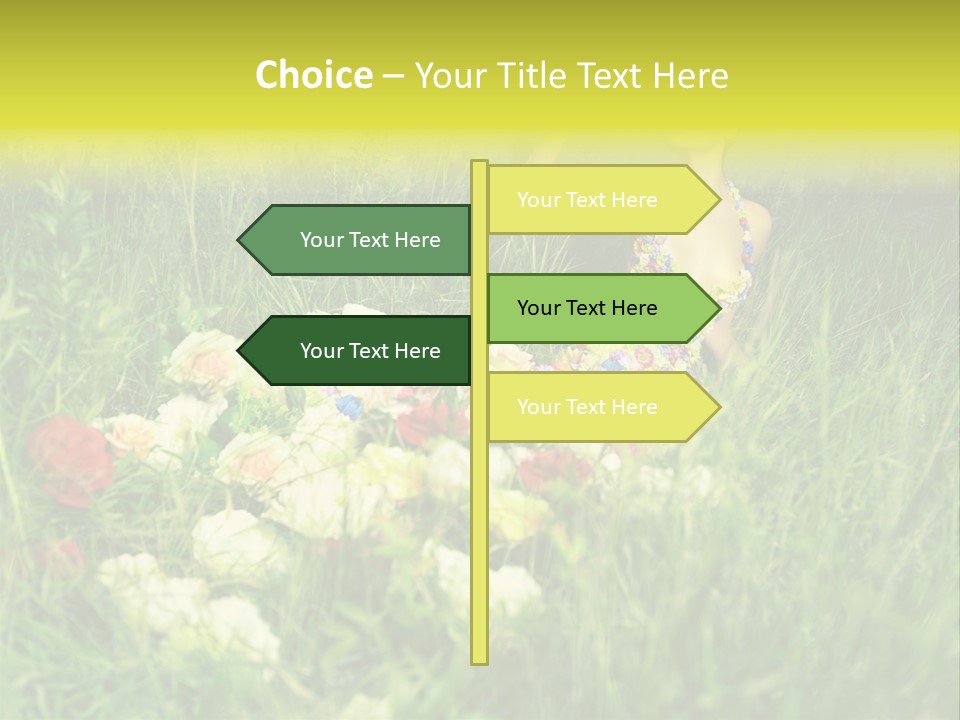 Fashion Concept Sky PowerPoint Template