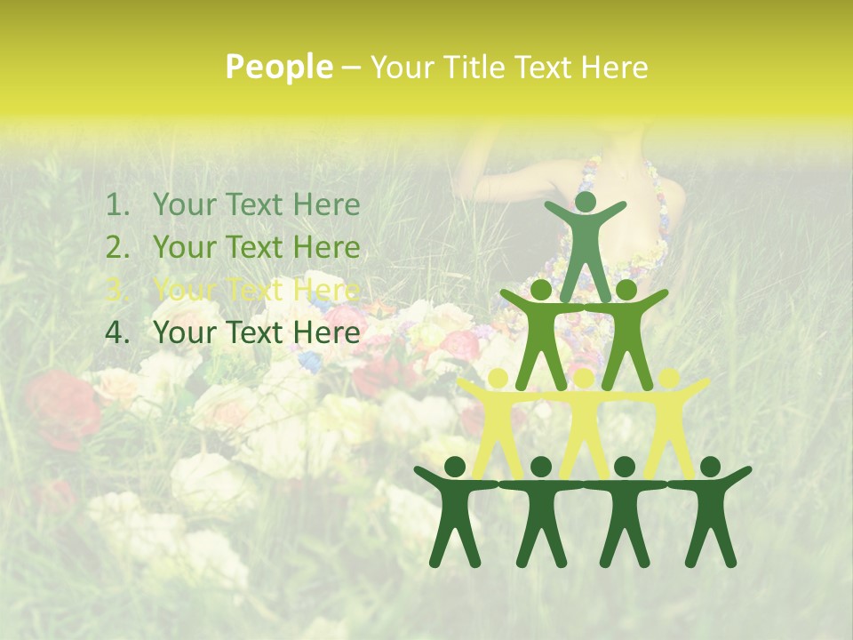 Fashion Concept Sky PowerPoint Template