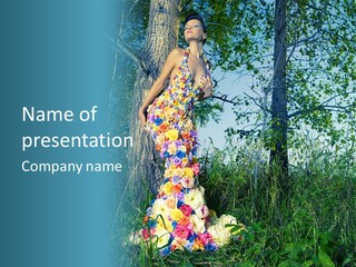 Fairy Female Woman PowerPoint Template