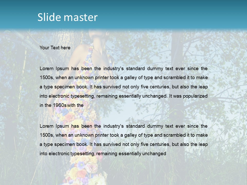 Fairy Female Woman PowerPoint Template