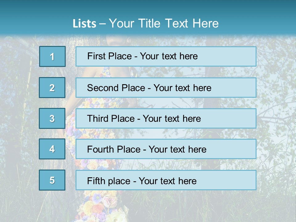 Fairy Female Woman PowerPoint Template