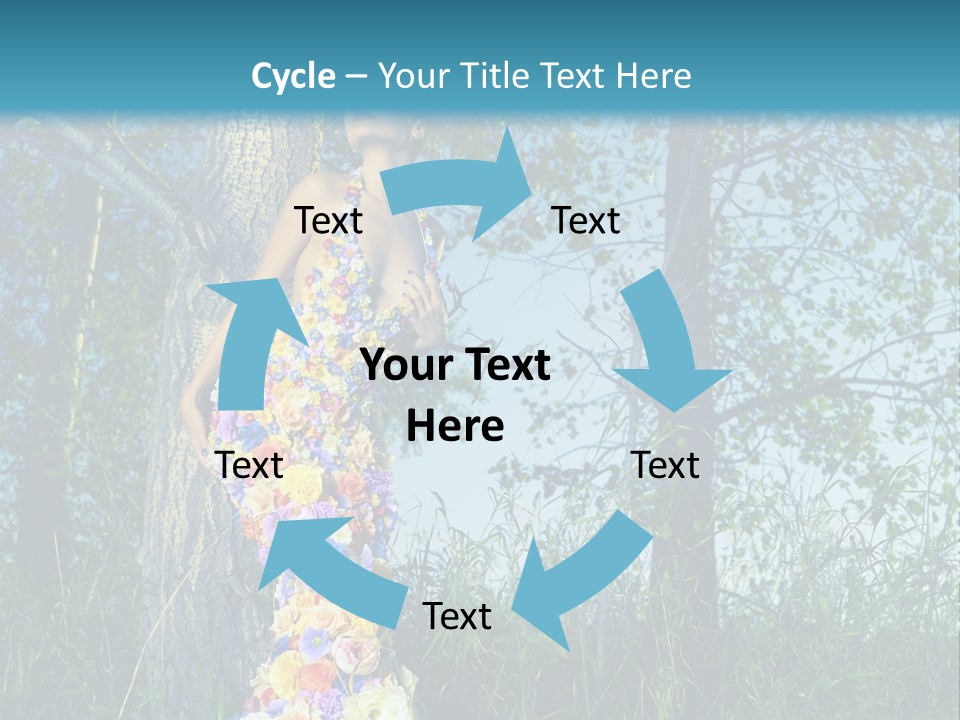 Fairy Female Woman PowerPoint Template