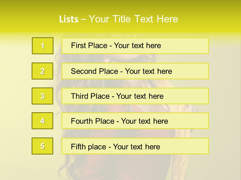 Caucasian Style Make PowerPoint Template