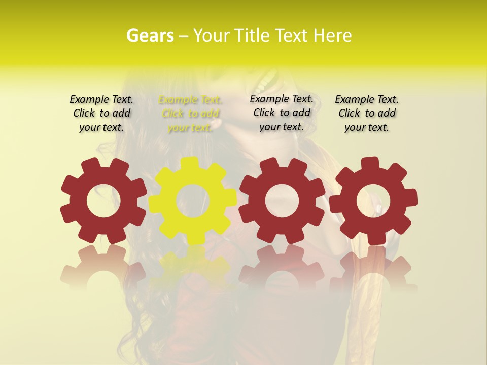 Caucasian Style Make PowerPoint Template