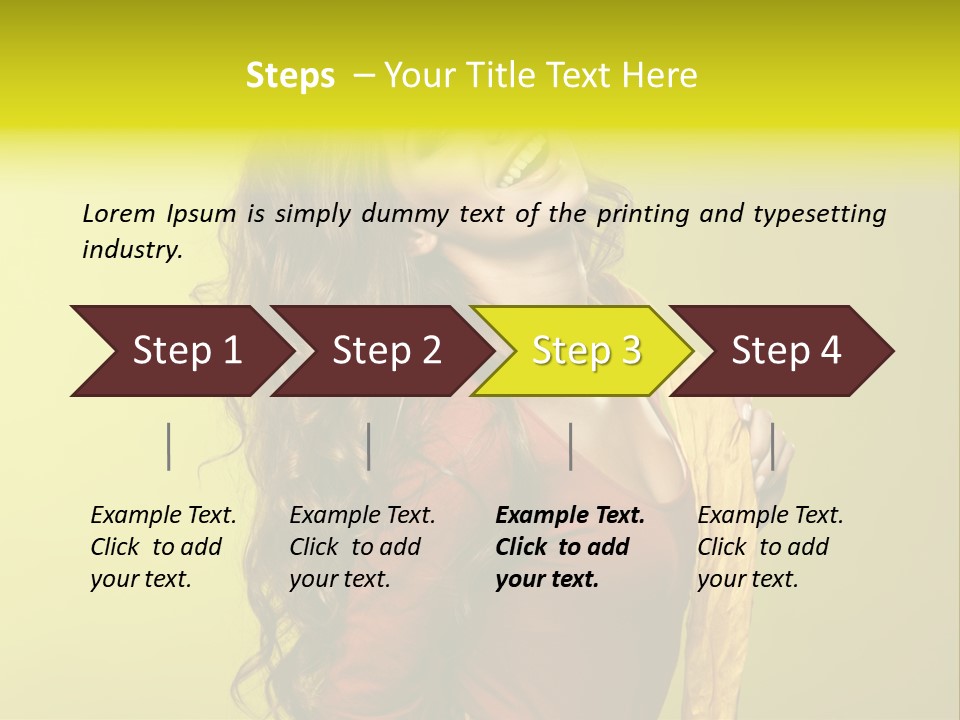 Caucasian Style Make PowerPoint Template
