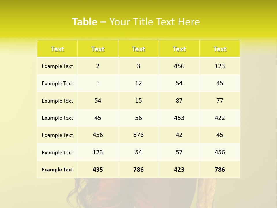 Caucasian Style Make PowerPoint Template