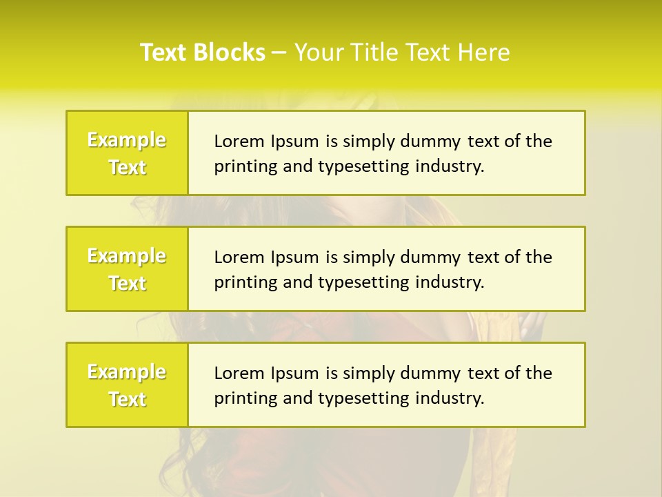 Caucasian Style Make PowerPoint Template