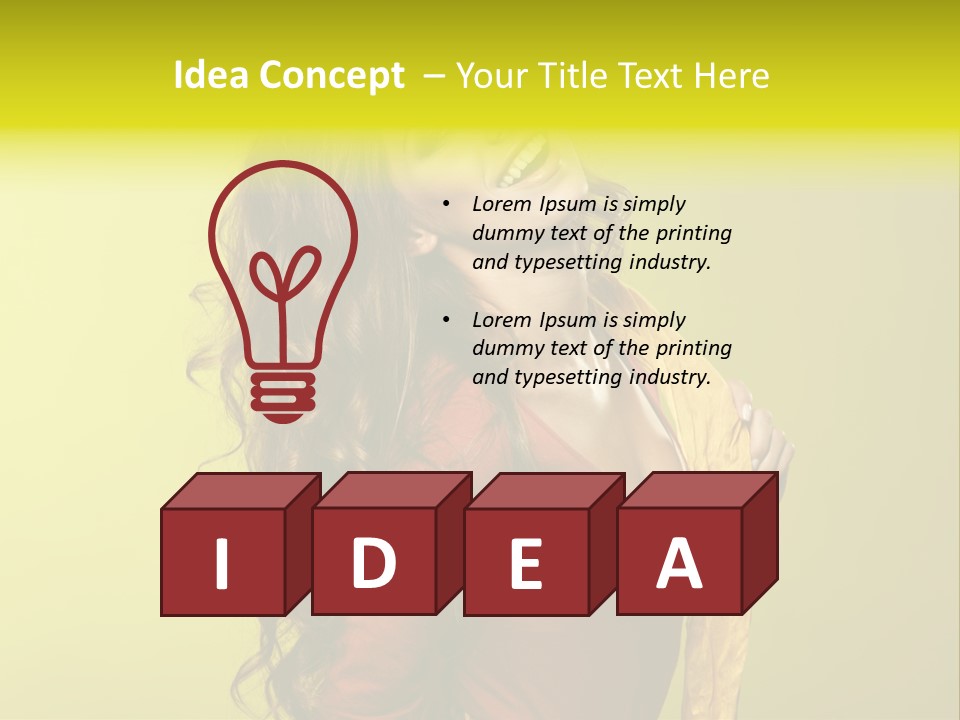 Caucasian Style Make PowerPoint Template