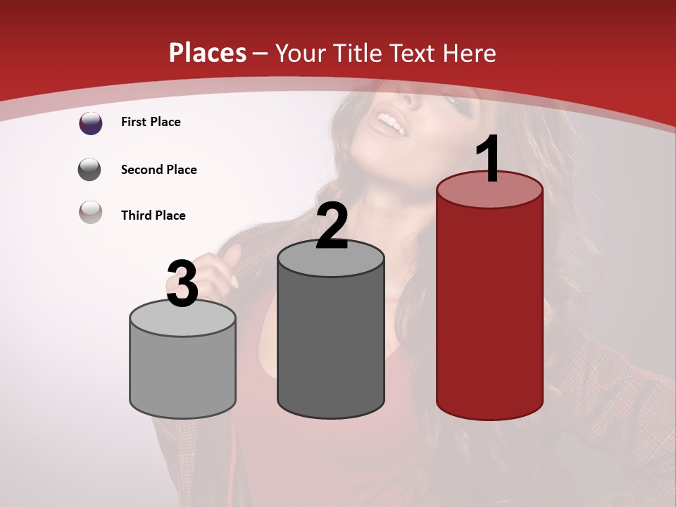 Female Door Elegant PowerPoint Template