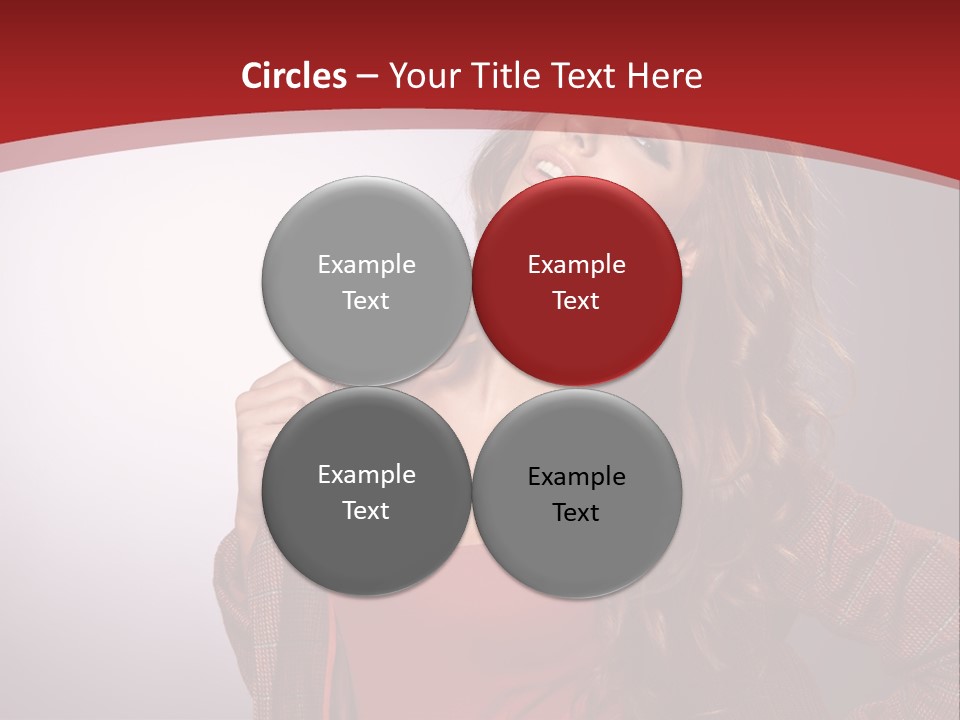 Female Door Elegant PowerPoint Template