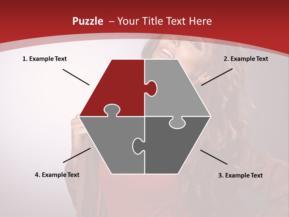 Female Door Elegant PowerPoint Template