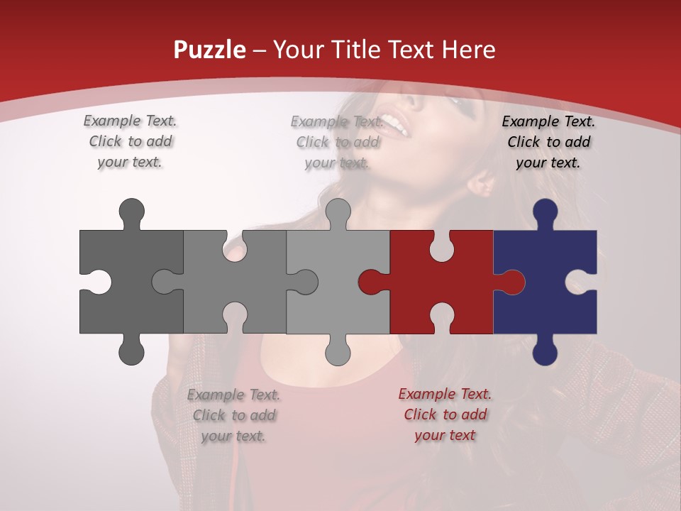 Female Door Elegant PowerPoint Template