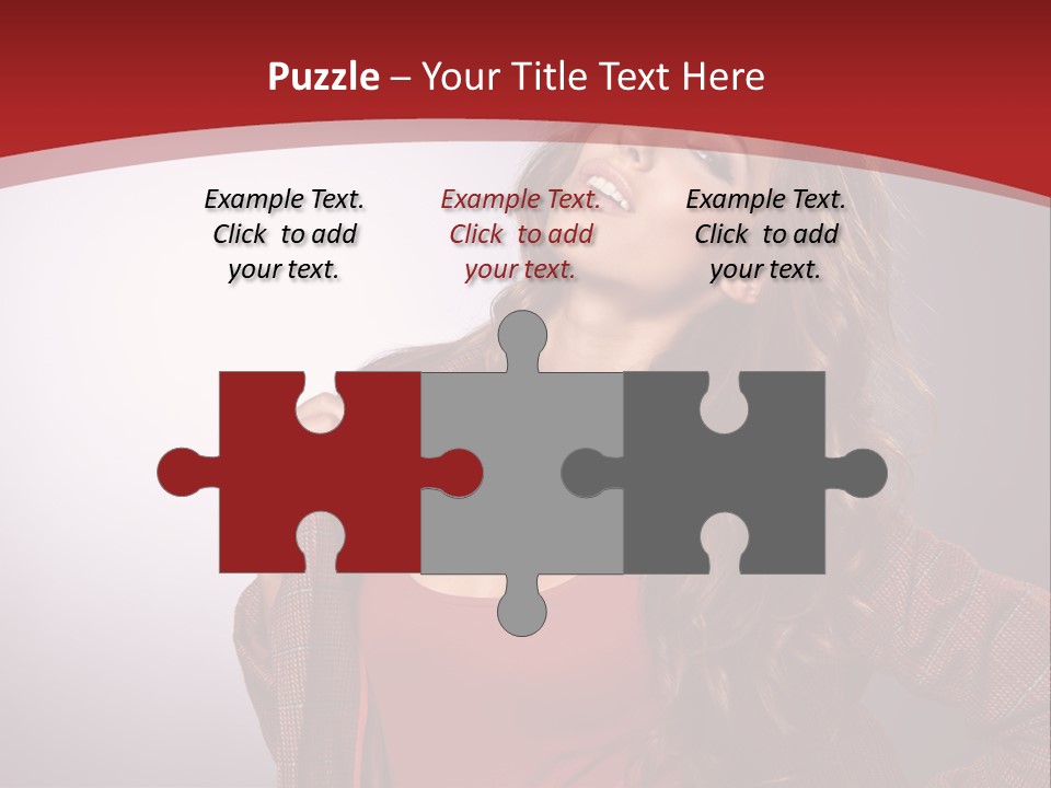 Female Door Elegant PowerPoint Template