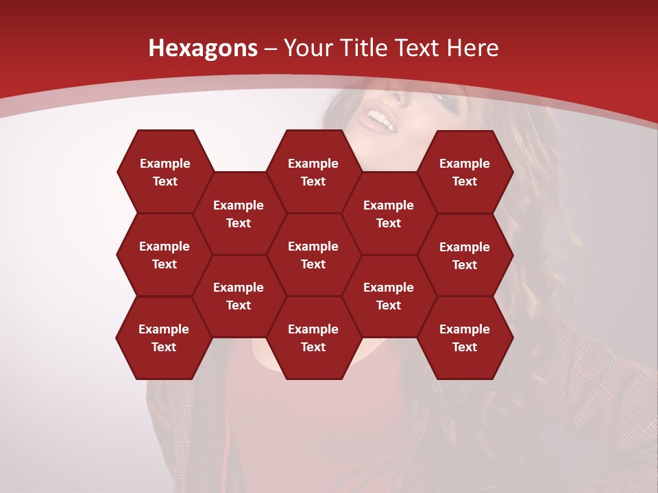 Female Door Elegant PowerPoint Template